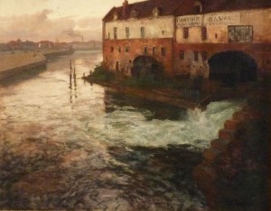 Vieille fabrique sur la Somme